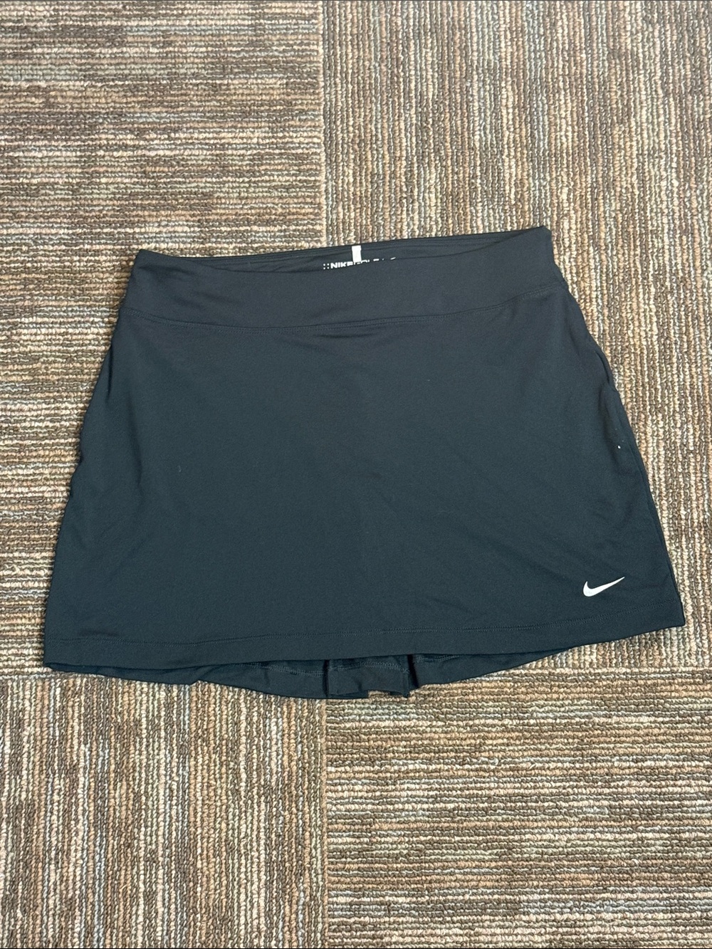 Nike Golf Black Athletic Skirt with White Swoosh